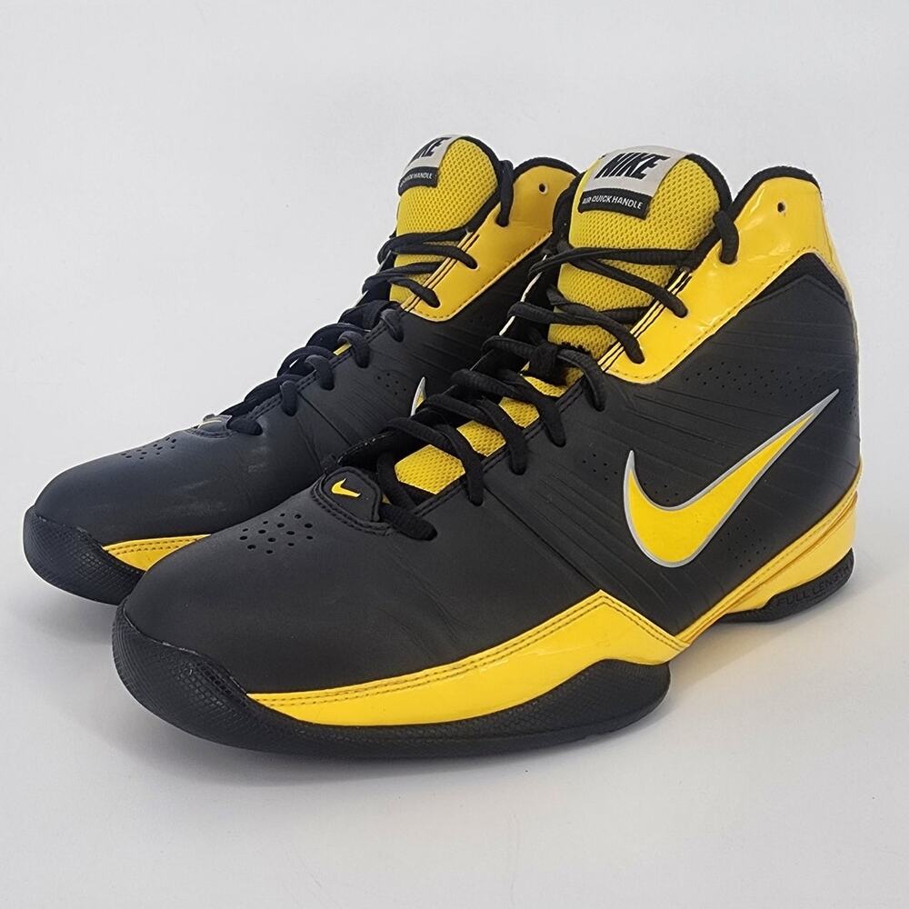 Nike Air Quick Handle Sample Shoes Black Yellow Silver Men’s Size 9